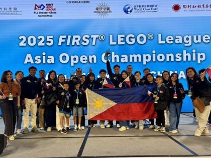 Philippine Robotics National Team DYCI GENESIS 8 for bags 2ND PLACE CHAMPION AWARD and DepEd Bohol Candijay ES CORE VALUES AWARD at FLL Asia Championship Macao 2025