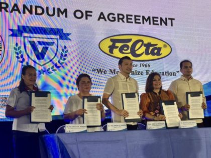 FELTA Multi-Media Inc. MOA Signing with Valenzuela Technological College (ValTech)