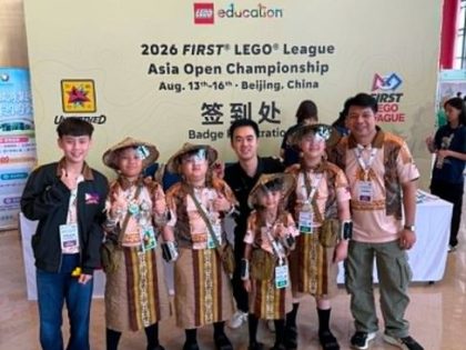Philippine Robotics National team DLSZ 3rd Place Overall Champion Award FLL Asia Open Championship CHINA 2026